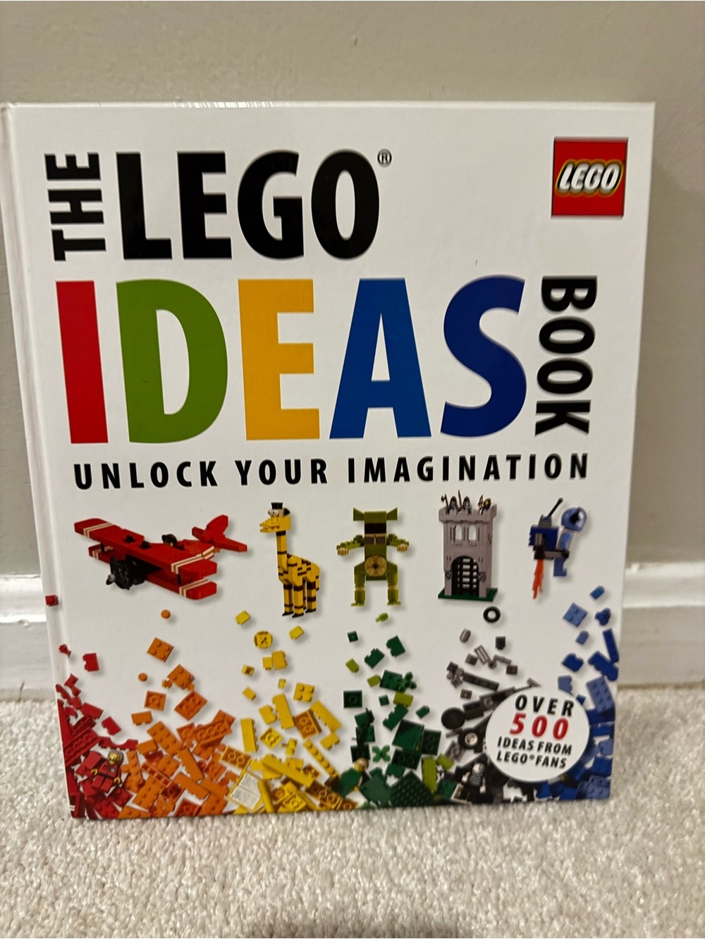 LEGO Ideas Book for Kids - Colorful Creativity (White Cover)